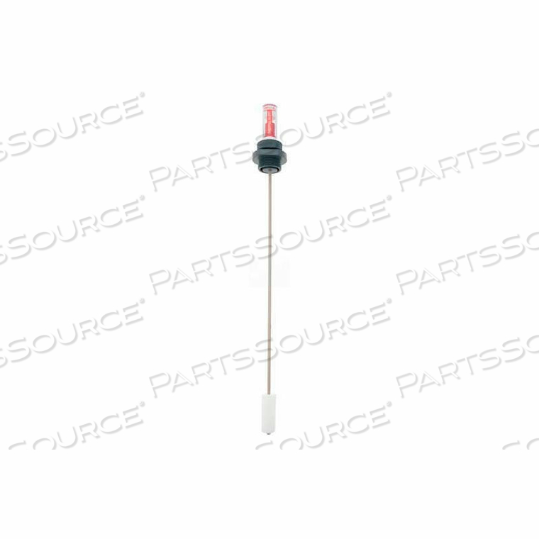 DRUM OVERFILL ALERT GAUGE PO-.75-10 - PVC BUSHING - HDPE FLOAT - 3/4" FITTING by Krueger Sentry Gauge