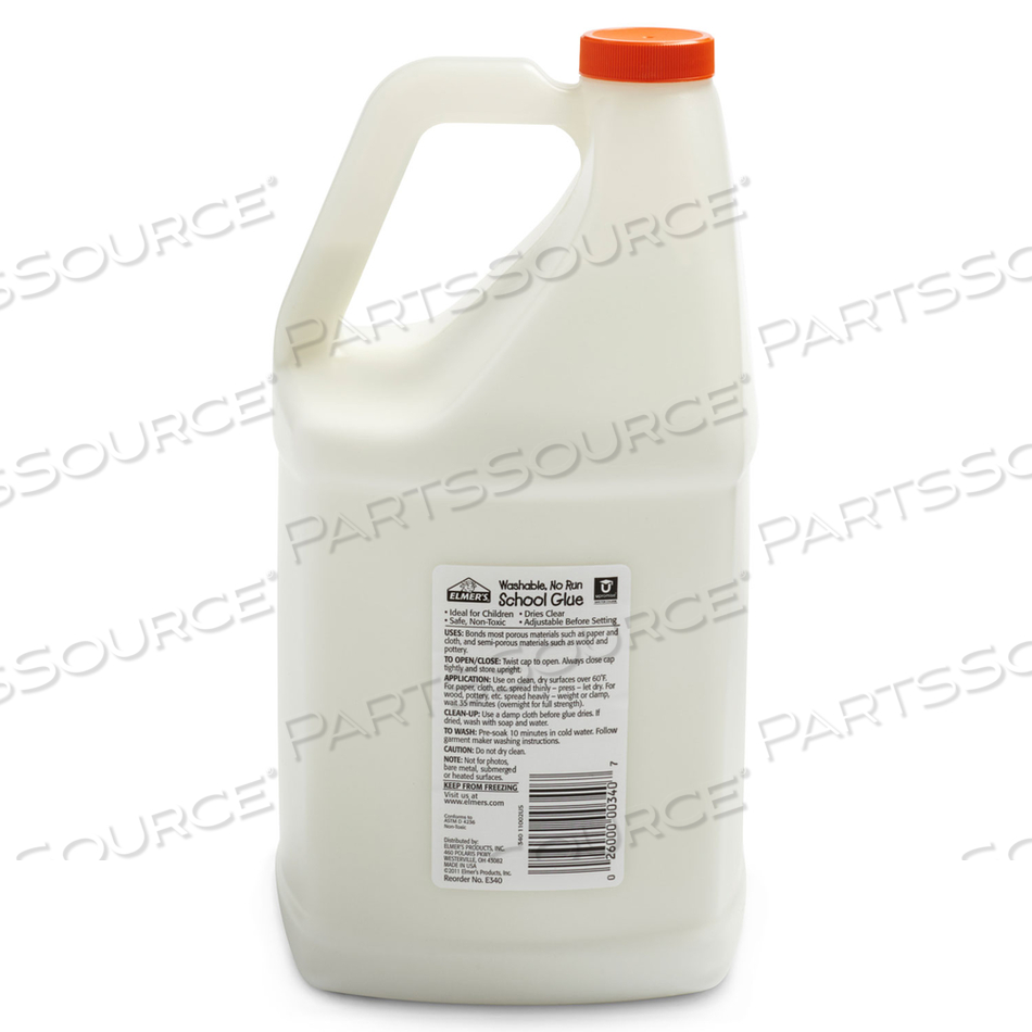 WASHABLE SCHOOL GLUE, 1 GAL, DRIES CLEAR by Elmers WASHABLE SCHOOL GLUE, 1 GAL, DRIES CLEAR by Elmers