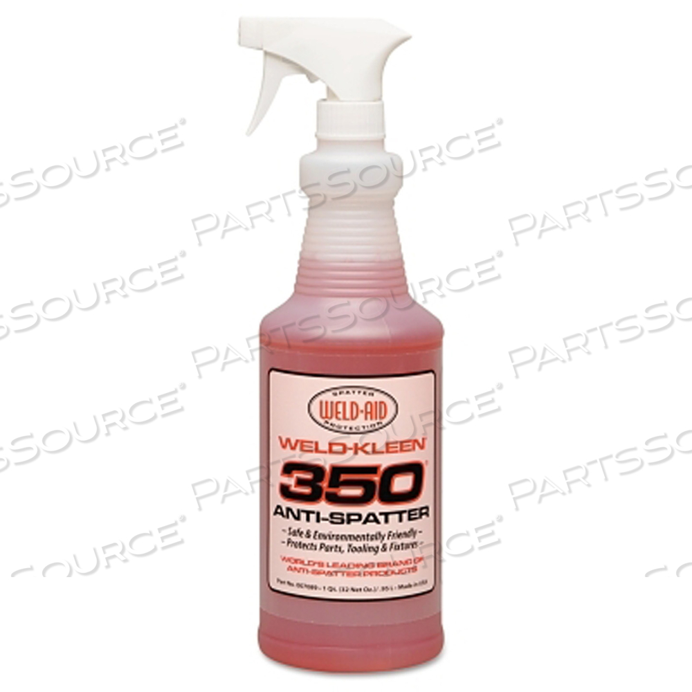 007091 WELD-KLEEN 350 ANTI-SPATTER, 5 GAL BOTTLE, 1/CASE by Weld-Aid 007091 WELD-KLEEN 350 ANTI-SPATTER, 5 GAL BOTTLE, 1/CASE by Weld-Aid