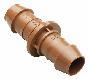 COUPLING 1/2 IN TUBING BRN PLASTIC PK4 by Rain Bird COUPLING 1/2 IN TUBING BRN PLASTIC PK4 by Rain Bird