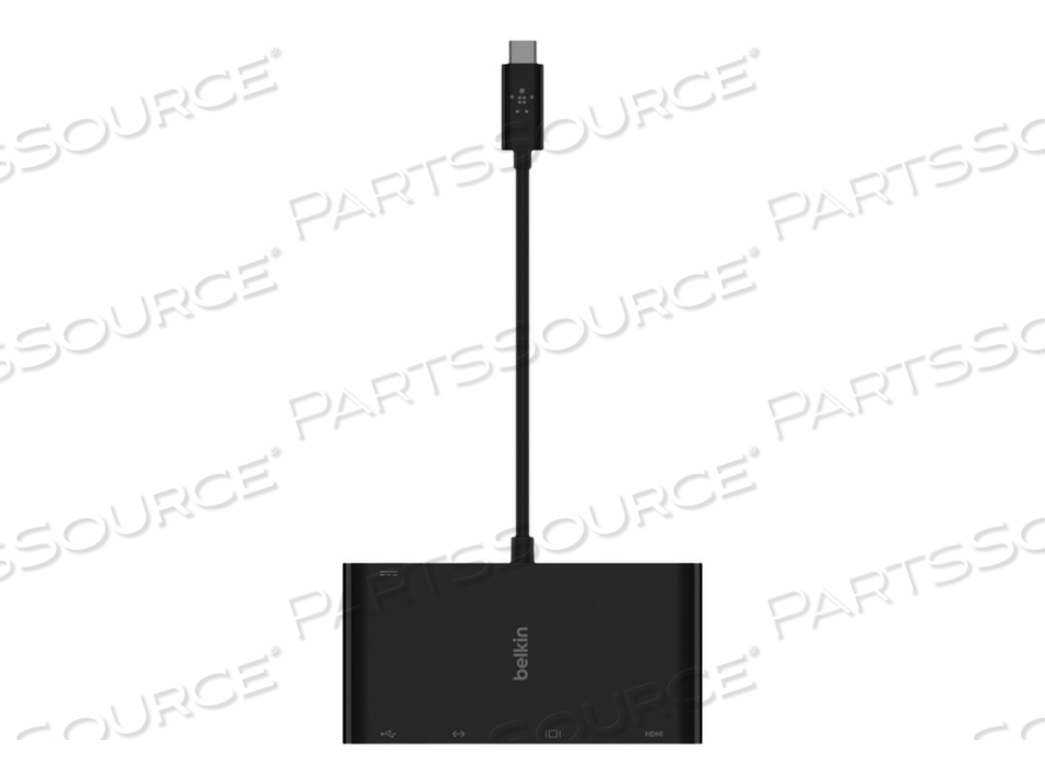 MULTIMEDIA AND CHARGE ADAPTER, USB-C, VGA, HDMI, GIGE by Belkin MULTIMEDIA AND CHARGE ADAPTER, USB-C, VGA, HDMI, GIGE by Belkin