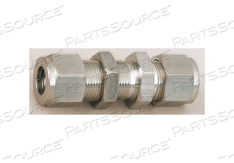 BULKHEAD UNION CARBON STEEL COMP 1/2IN by Parker Hannifin Corporation BULKHEAD UNION CARBON STEEL COMP 1/2IN by Parker Hannifin Corporation