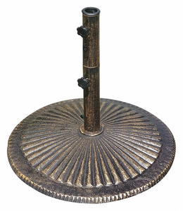 UMBRELLA BASE BRONZE CAST IRON 80 LB. by Island Umbrella