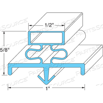 DOOR GASKET20-1/2" X 25-1/2" 