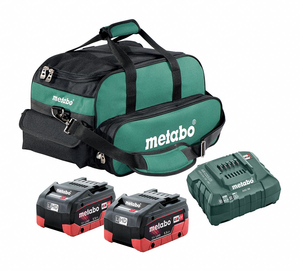 BATTERY AND CHARGER KIT 18V 5.5AH LI-ION by Metabo BATTERY AND CHARGER KIT 18V 5.5AH LI-ION by Metabo