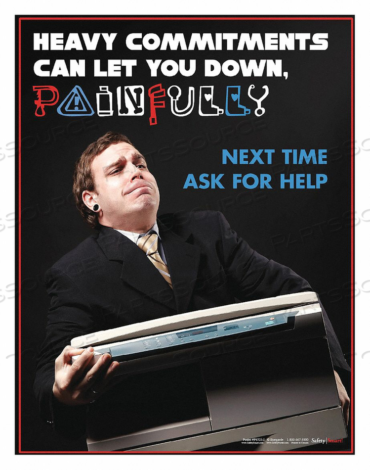 SAFETY POSTER HEAVY COMMITTMENTS ENG by SafetyPoster