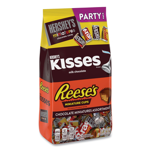 MINIATURES VARIETY PARTY PACK, ASSORTED CHOCOLATES, 35 OZ BAG by Hershey's