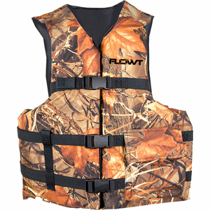 FISHING VEST, ANGLER, CAMO, OVERSIZE ADULT by Flowt