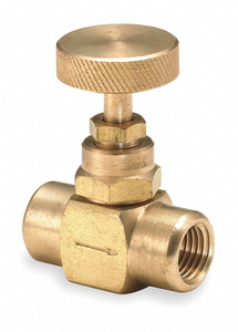 1/4" NEEDLE VALVE, BRASS by Kodiak Controls