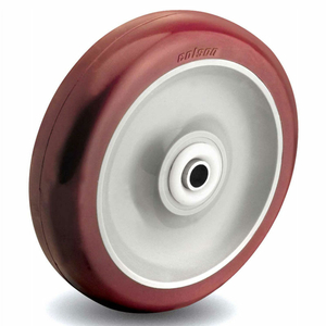 2 SERIES WHEEL - 5 X 1-1/4 POLYURETHANE ON POLYOLEFIN 3/8 DELRIN BUSHING by Colson