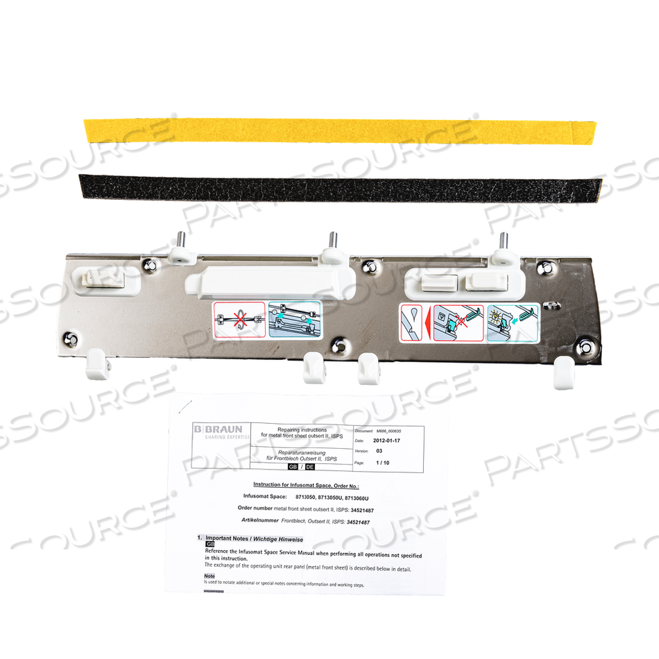 METAL SHEET by B. Braun Medical Inc (Infusion Systems Division)