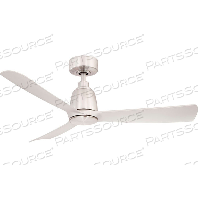 KUTE - 44 INCH - BRUSHED NICKEL WITH BRUSHED NICKEL BLADES 