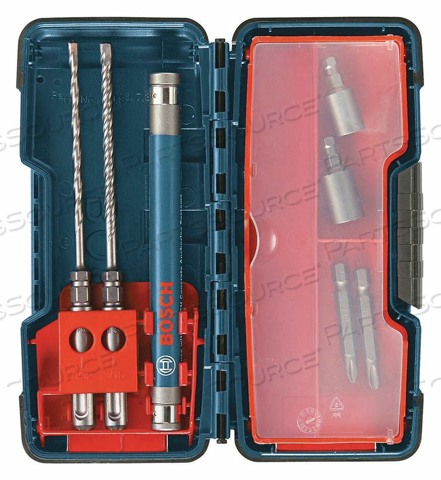 HAMMER DRILL BIT SET SDS-PLUS SHAPE by Bosch Tools