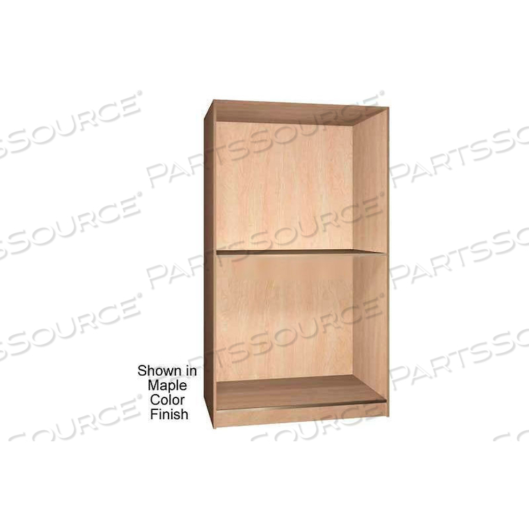 2 COMPARTMENT OPEN STORAGE CABINET, DIXIE OAK COLOR by Ironwood Manufacturing Inc