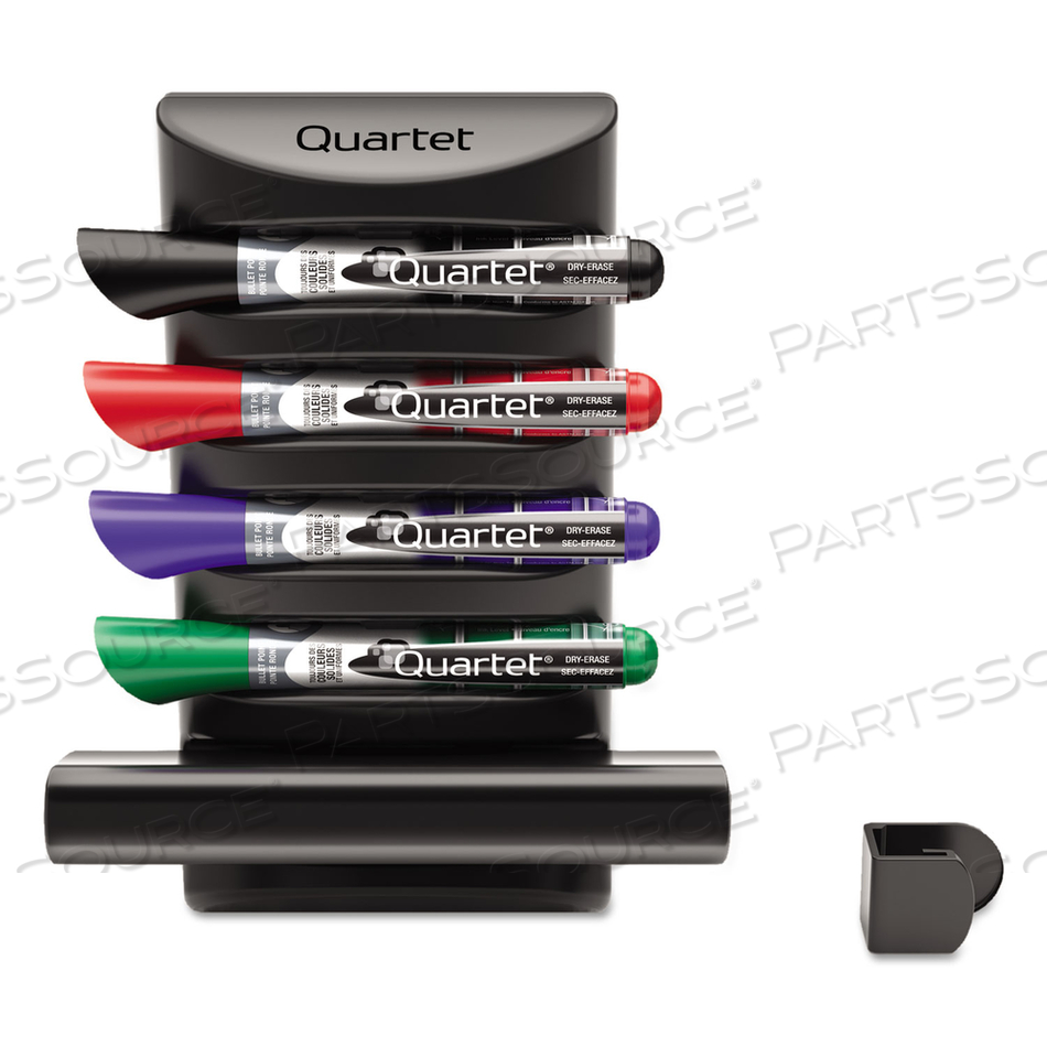 PRESTIGE 2 CONNECTS MARKER CADDY, BROAD CHISEL TIP, ASSORTED COLORS, 4/PACK by Quartet