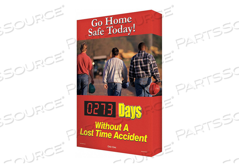 SAFETY RECORD SIGNS 29 X 20IN AL ENG by Accuform Manufacturing, Inc. SAFETY RECORD SIGNS 29 X 20IN AL ENG by Accuform Manufacturing, Inc.