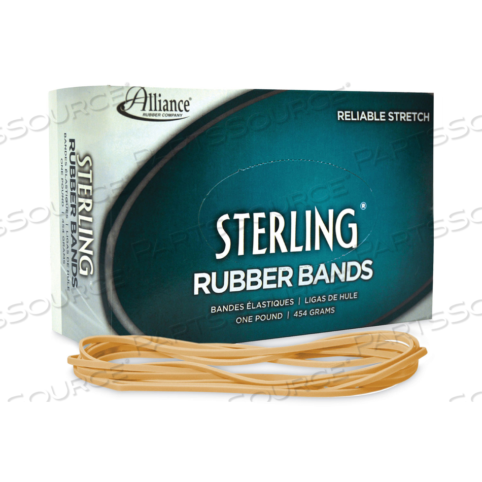 STERLING RUBBER BANDS, SIZE 117B, 0.06" GAUGE, CREPE, 1 LB BOX, 250/BOX by Alliance Rubber Company