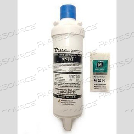 WATER FILTER RPLACMENT KIT W/TWIST CAP OPITPURE & by True Food Service Equipment