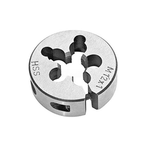 9/16"-24 HSS, IMPORT ROUND ADJUSTABLE DIE, SPECIAL THREAD, LEFT HAND, 1-1/2" OD by Toolmex Corp.