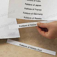 LABEL INSERT 8 1/2X11 WHITE PK50 by Aigner Index