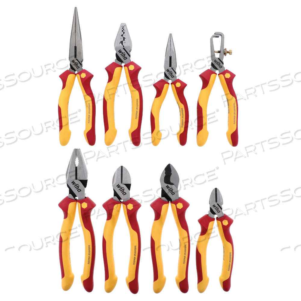 PLIER SET INSULATED 8 PCS by Wiha Tools PLIER SET INSULATED 8 PCS by Wiha Tools