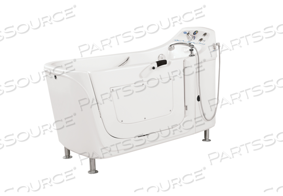 FREESTANDING SIDE-ENTRY BATHING TUB, WHITE 