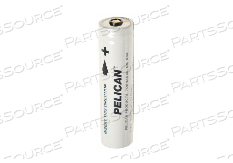 BATTERY RECHARGEABLE, 18650, LITHIUM ION, 3.7V, 2600 MAH by Pelican Products