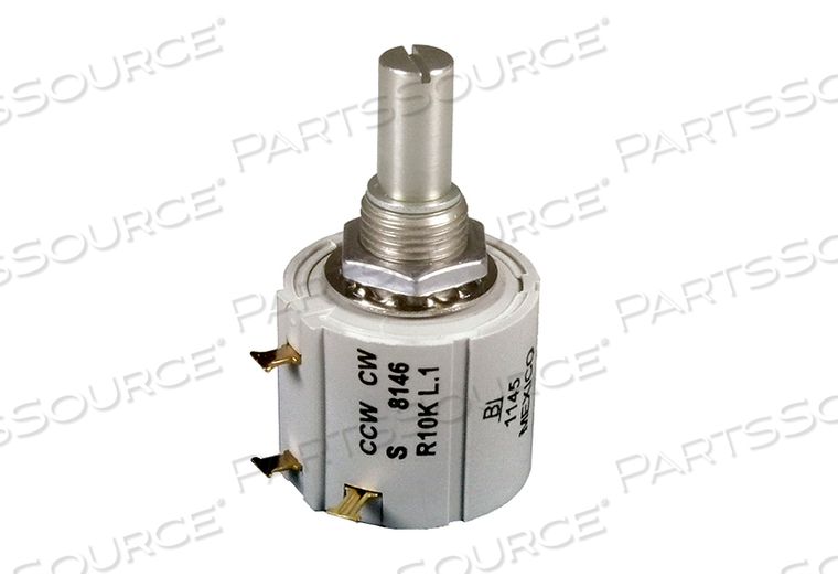 POTENTIOMETER 10K 2W 10% L.1% 10G 