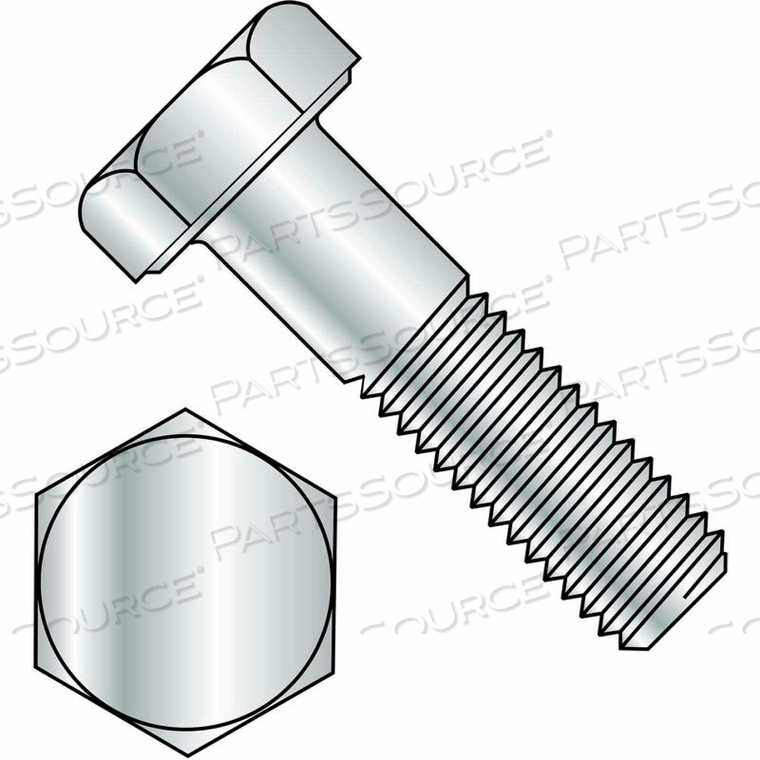 HEX CAP SCREW - M12 X 1.75 X 40MM - CARBON STEEL - ZINC CR+3 - GR 8.8 - UNC - PKG OF 50 - BBI 