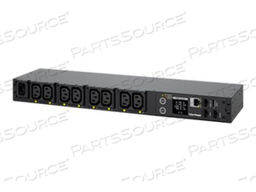 SWITCHED SERIES PDU41004, POWER DISTRIBUTION UNIT (RACK-MOUNTABLE), AC 100-240 V, 1-PHASE, ETHERNET, SERIAL, INPUT: IEC 60320 C14, OUTPUT CO by CyberPower SWITCHED SERIES PDU41004, POWER DISTRIBUTION UNIT (RACK-MOUNTABLE), AC 100-240 V, 1-PHASE, ETHERNET, SERIAL, INPUT: IEC 60320 C14, OUTPUT CO by CyberPower