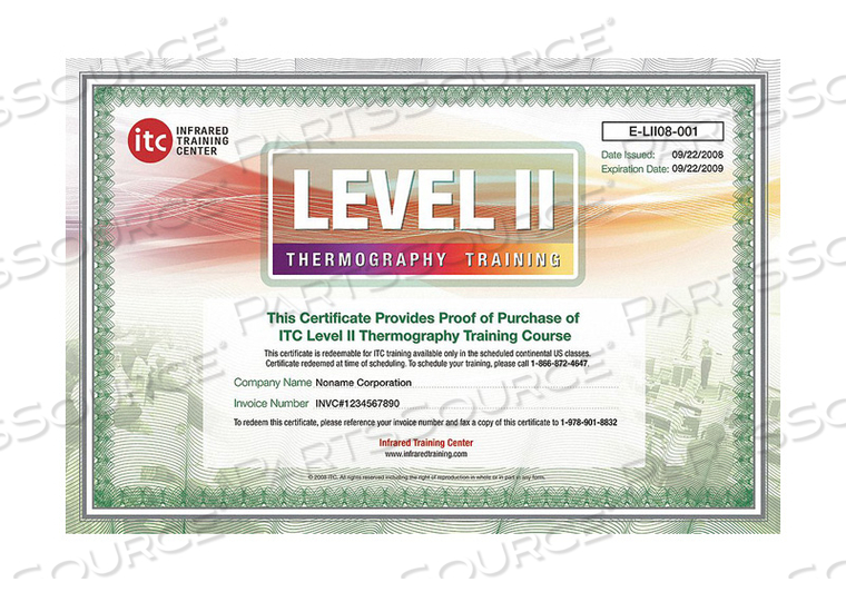 ITC LEVEL II CERTIFICATION TRAINING by FLIR Systems, Inc.