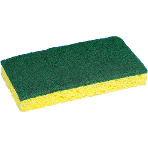 SCRUB SPONGE, REGULAR DUTY, 5 SPONGES by Tolco