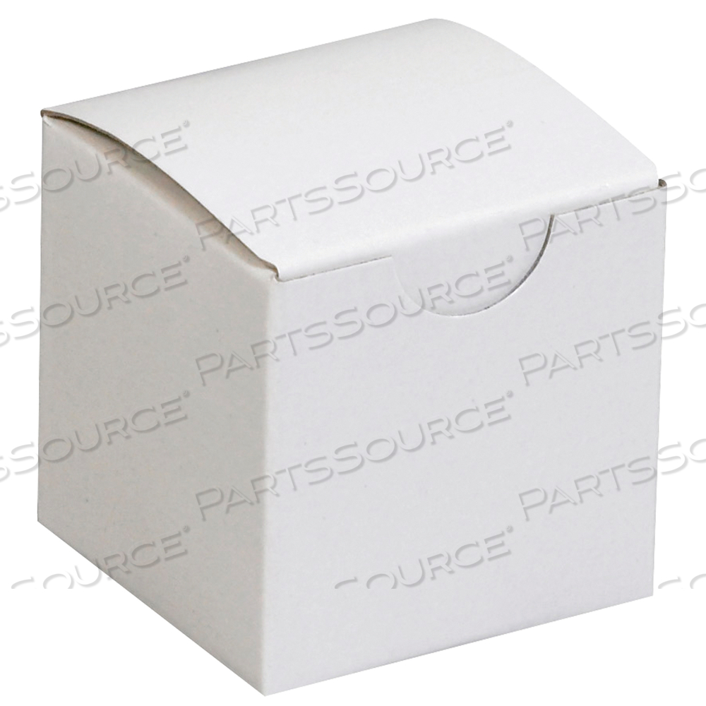 GIFT BOXES, 2" X 2" X 2", WHITE, 200/CASE by BOX Partners (Box Acquisitions, LLC)