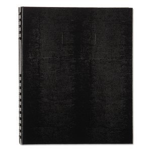 NOTEPRO NOTEBOOK, 1 SUBJECT, MEDIUM/COLLEGE RULE, BLACK COVER, 11 X 8.5, 150 SHEETS by Blueline