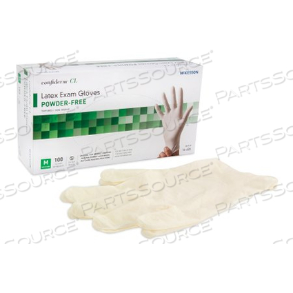 CONFIDERM® CL LATEX GLOVES, MEDIUM, IVORY (1000 PER CASE) by McKesson