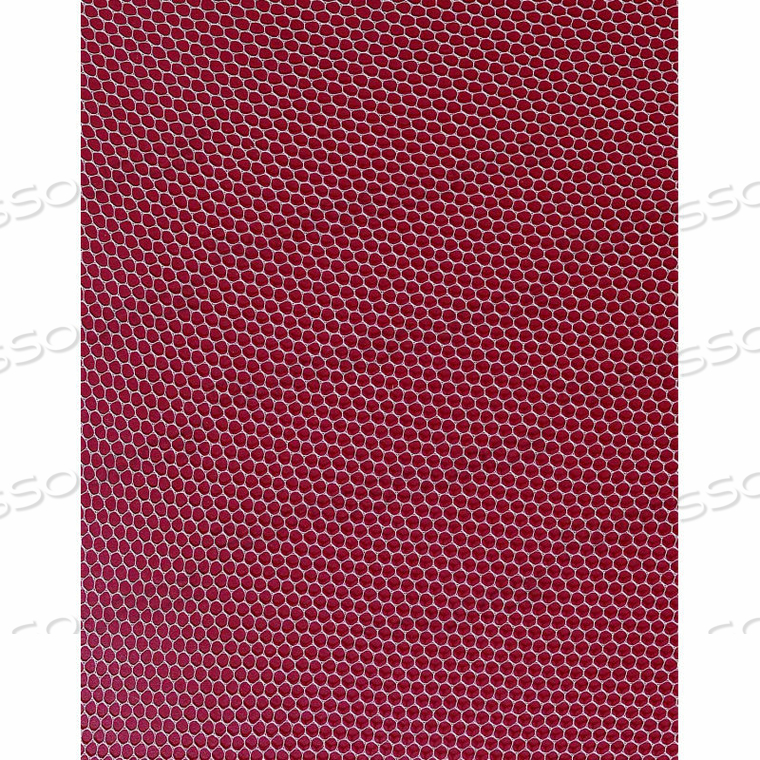 NYLON BEARD NET, HONEYCOMB, 1/16" HOLE, 100% LATEX FREE, BLACK, 18", 100/BAG by Keystone Safety