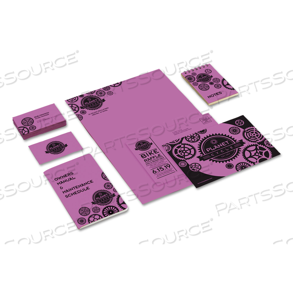 COLOR CARDSTOCK, 65 LB COVER WEIGHT, 8.5 X 11, OUTRAGEOUS ORCHID by Astrobrights COLOR CARDSTOCK, 65 LB COVER WEIGHT, 8.5 X 11, OUTRAGEOUS ORCHID by Astrobrights