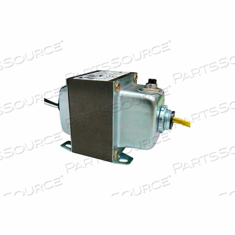 TRANSFORMER, 100VA, 120-24V, DUAL HUB, FOOT MOUNT, CIRCUIT BREAKER by RIB