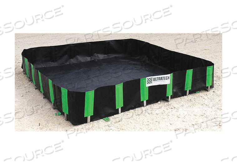 ULTRA-CONTAINMENT BERM, ECONOMY MODEL, 15' X 50' X 12", COPOLYMER 2000 by Ultratech
