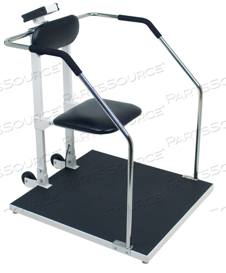 DIGITAL BARIATRIC SCALE, SEAT, 1000 LB X 0.2 LB/450 KG X 0.1 KG, EXTRA-LARGE, 0.75 IN HIGH LCD by Detecto Scale / Cardinal Scale