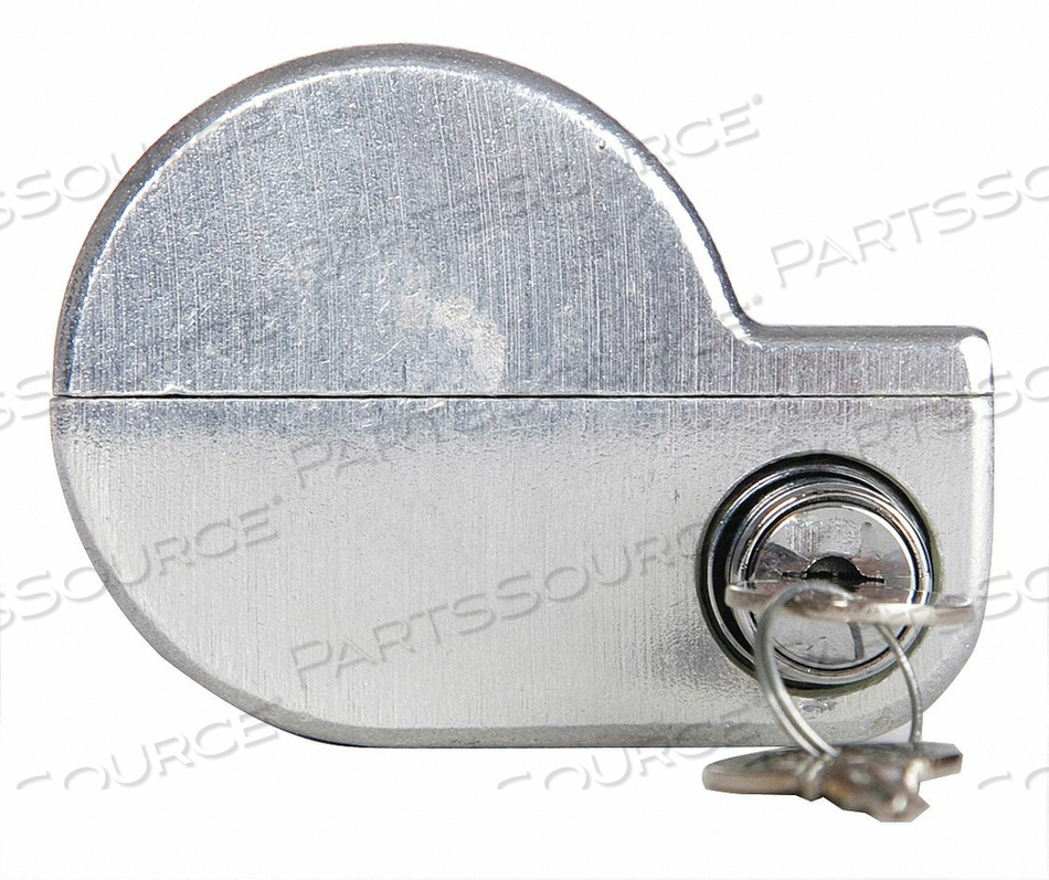 UNIVERSAL FIT AIR BRAKE TRUCK LOCK, SINGLE KNOB, KEYED ALIKE by Jendyk