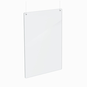 DISPLAYS HANGING SNEEZE GUARD, ACRYLIC 23-1/2"W X 31-1/2"H by Braeside Holdings LLC