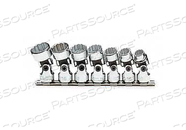 SOCKET SET SAE 3/8 IN DR 7 PC by Proto SOCKET SET SAE 3/8 IN DR 7 PC by Proto