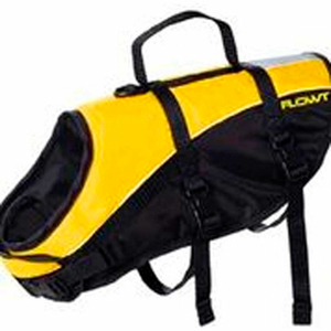 DOG LIFE VEST, YELLOW, X-LARGE by Flowt