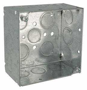 BOX 4 SQ WELDED 2-1/8 DP 1/2-3/4 TKO by RACO