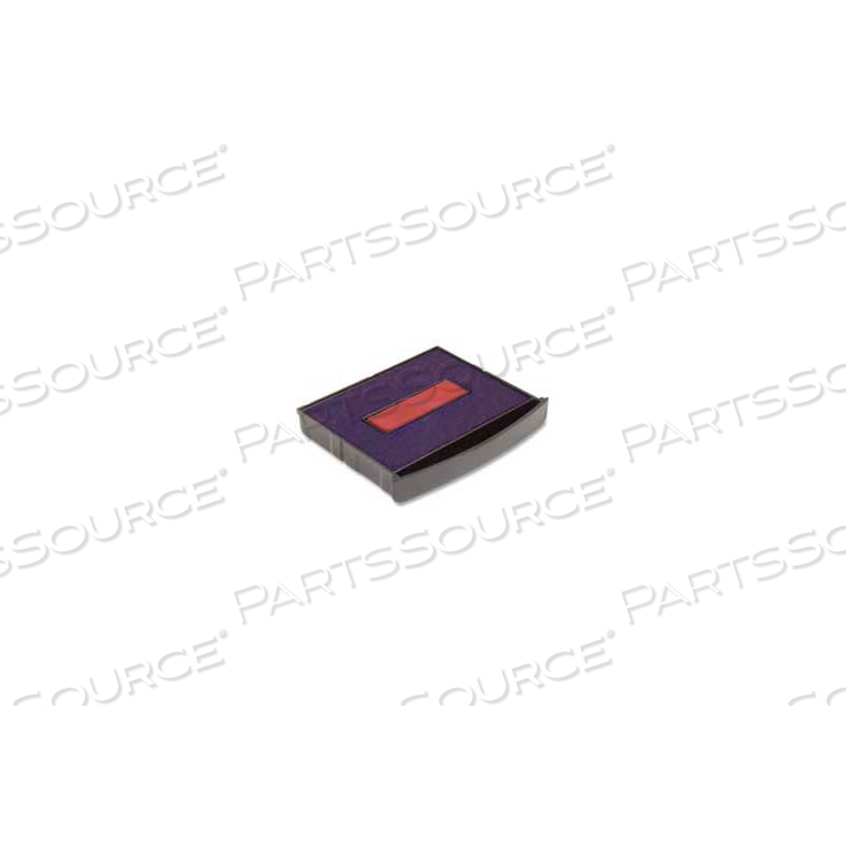 XSTAMPER REPLACEMENT PAD, FOR CLASSIX M40/40150/40220/40310/40325/40312, BLUE/RED by Shachihata