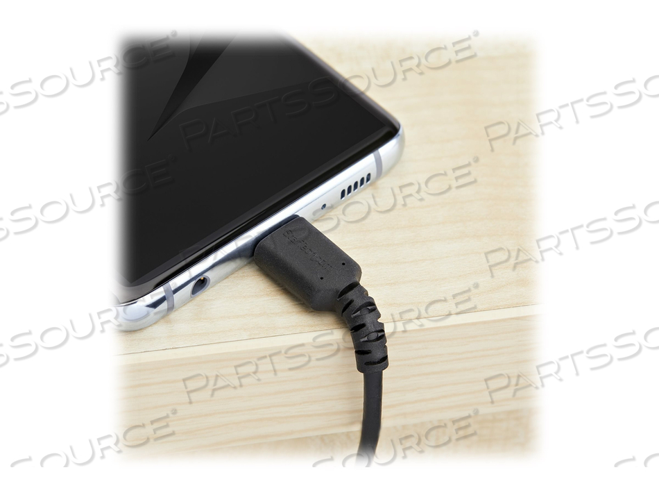 2M USB A TO USB C CHARGING CABLE, DURABLE FAST CHARGE & SYNC USB 2.0 TO USB TYPE C DATA CORD, RUGGED TPE JACKET ARAMID FIBER M/M 3A BLACK, S by StarTech.com Ltd. 2M USB A TO USB C CHARGING CABLE, DURABLE FAST CHARGE & SYNC USB 2.0 TO USB TYPE C DATA CORD, RUGGED TPE JACKET ARAMID FIBER M/M 3A BLACK, S by StarTech.com Ltd.