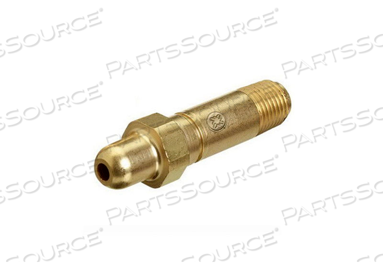 CGA 346 0.25" MNPT REGULATOR INLET NIPPLE WITH INSERTED FILTER by Western Enterprises