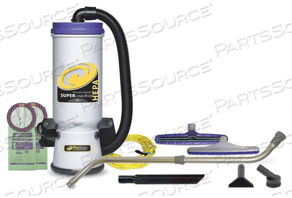 SUPER QUARTERVAC HEPA W/XOVER FLOOR TOOL KIT D (107100) by Proteam