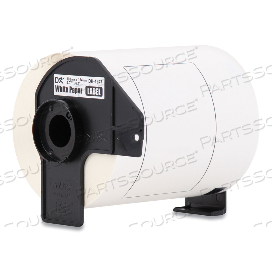 DIE-CUT SHIPPING LABELS, 4.07 X 6.4, WHITE, 180 LABELS/ROLL by Brother